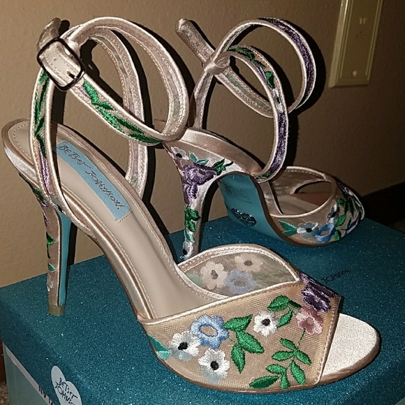 Betsey Johnson Shoes - Blue by Betsey Johnson dress sandal 7.5